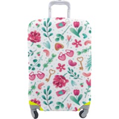 Fallen In Love Luggage Cover (large) by designsbymallika