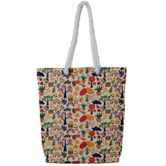 Garden Of Love Full Print Rope Handle Tote (small) by designsbymallika