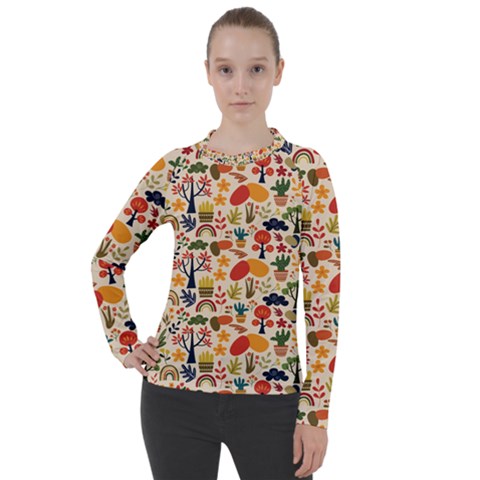 Garden Of Love Women s Pique Long Sleeve Tee by designsbymallika