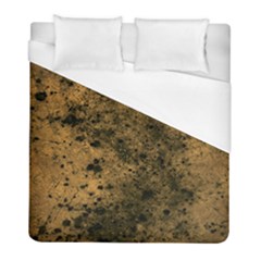 Orange Grunge Print Duvet Cover (full/ Double Size)