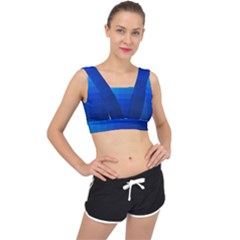 Zappwaits Water V-back Sports Bra by zappwaits