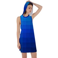 Zappwaits Water Racer Back Hoodie Dress by zappwaits