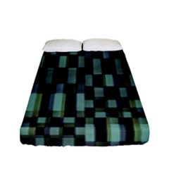 Dark Geometric Pattern Design Fitted Sheet (full/ Double Size)