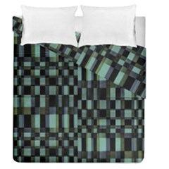 Dark Geometric Pattern Design Duvet Cover Double Side (queen Size) by dflcprintsclothing