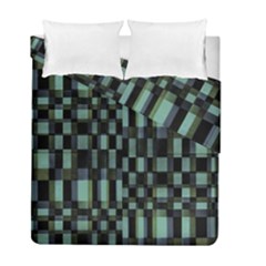 Dark Geometric Pattern Design Duvet Cover Double Side (full/ Double Size) by dflcprintsclothing