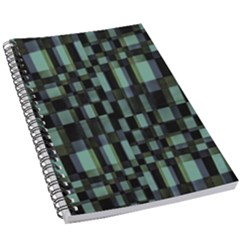 Dark Geometric Pattern Design 5 5  X 8 5  Notebook