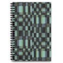 Dark Geometric Pattern Design 5.5  x 8.5  Notebook View3