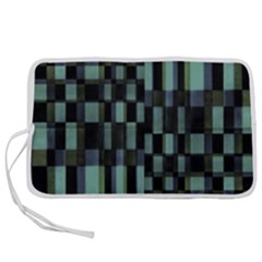 Dark Geometric Pattern Design Pen Storage Case (m) by dflcprintsclothing