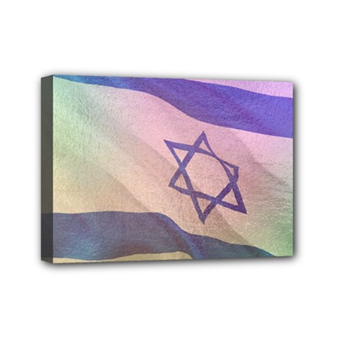 Israel Mini Canvas 7  X 5  (stretched) by AwesomeFlags