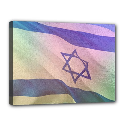 Israel Canvas 16  X 12  (stretched) by AwesomeFlags