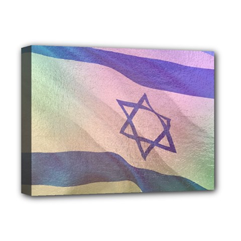 Israel Deluxe Canvas 16  X 12  (stretched)  by AwesomeFlags