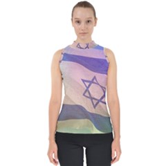 Israel Mock Neck Shell Top