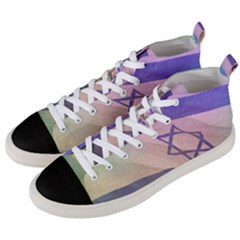 Israel Men s Mid-top Canvas Sneakers by AwesomeFlags