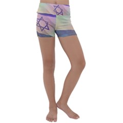 Israel Kids  Lightweight Velour Yoga Shorts