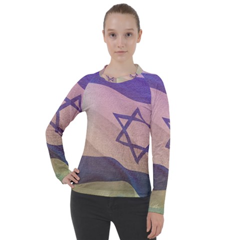 Israel Women s Pique Long Sleeve Tee by AwesomeFlags