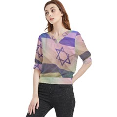 Israel Quarter Sleeve Blouse