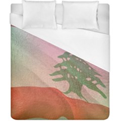 Lebanon Duvet Cover (california King Size) by AwesomeFlags