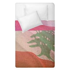 Lebanon Duvet Cover Double Side (single Size) by AwesomeFlags