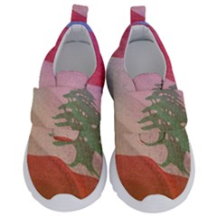 Lebanon Kids  Velcro No Lace Shoes by AwesomeFlags