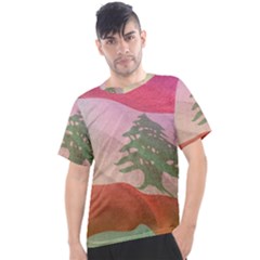 Lebanon Men s Sport Top by AwesomeFlags