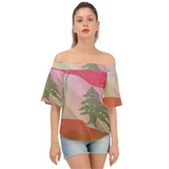 Lebanon Off Shoulder Short Sleeve Top