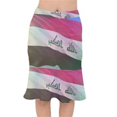 Iraq Short Mermaid Skirt by AwesomeFlags