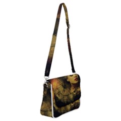 Surreal Steampunk Queen From Fonebook Shoulder Bag With Back Zipper by 2853937