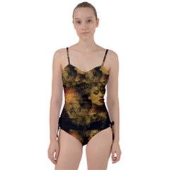 Surreal Steampunk Queen From Fonebook Sweetheart Tankini Set