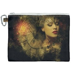 Surreal Steampunk Queen From Fonebook Canvas Cosmetic Bag (xxl) by 2853937