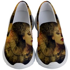 Surreal Steampunk Queen From Fonebook Kids Lightweight Slip Ons by 2853937