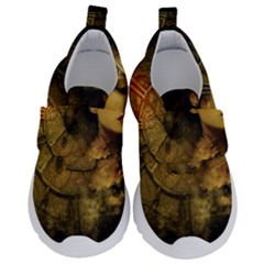 Surreal Steampunk Queen From Fonebook Kids  Velcro No Lace Shoes