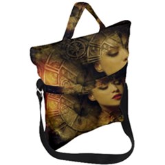 Surreal Steampunk Queen From Fonebook Fold Over Handle Tote Bag by 2853937