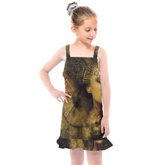 Surreal Steampunk Queen From Fonebook Kids  Overall Dress by 2853937