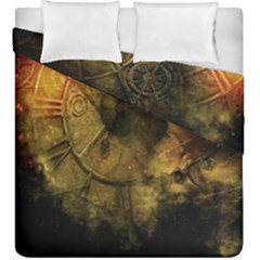 Surreal Steampunk Queen From Fonebook Duvet Cover Double Side (king Size) by 2853937