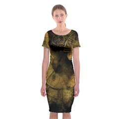 Surreal Steampunk Queen From Fonebook Classic Short Sleeve Midi Dress by 2853937