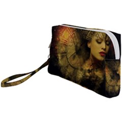 Surreal Steampunk Queen From Fonebook Wristlet Pouch Bag (small) by 2853937