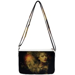 Surreal Steampunk Queen From Fonebook Double Gusset Crossbody Bag by 2853937