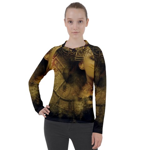 Surreal Steampunk Queen From Fonebook Women s Pique Long Sleeve Tee by 2853937