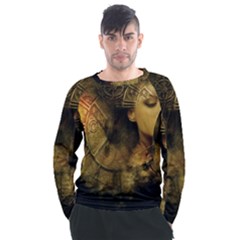 Surreal Steampunk Queen From Fonebook Men s Long Sleeve Raglan Tee