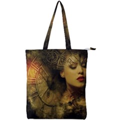 Surreal Steampunk Queen From Fonebook Double Zip Up Tote Bag by 2853937