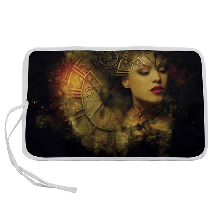 Surreal Steampunk Queen From Fonebook Pen Storage Case (S)