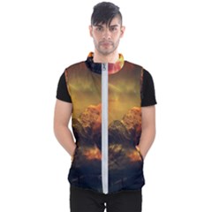 Tiger King In A Fantastic Landscape From Fonebook Men s Puffer Vest by 2853937