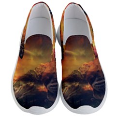 Tiger King In A Fantastic Landscape From Fonebook Men s Lightweight Slip Ons