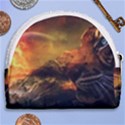 Tiger King In A Fantastic Landscape From Fonebook Horseshoe Style Canvas Pouch View2