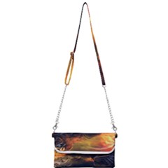 Tiger King In A Fantastic Landscape From Fonebook Mini Crossbody Handbag