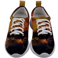 Tiger King In A Fantastic Landscape From Fonebook Kids Athletic Shoes by 2853937