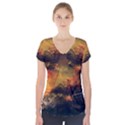 Tiger King In A Fantastic Landscape From Fonebook Short Sleeve Front Detail Top View1