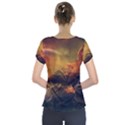 Tiger King In A Fantastic Landscape From Fonebook Short Sleeve Front Detail Top View2