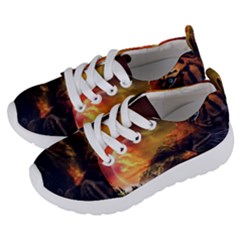 Tiger King In A Fantastic Landscape From Fonebook Kids  Lightweight Sports Shoes by 2853937