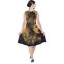 Surreal Steampunk Queen From Fonebook V-Neck Midi Sleeveless Dress  View2